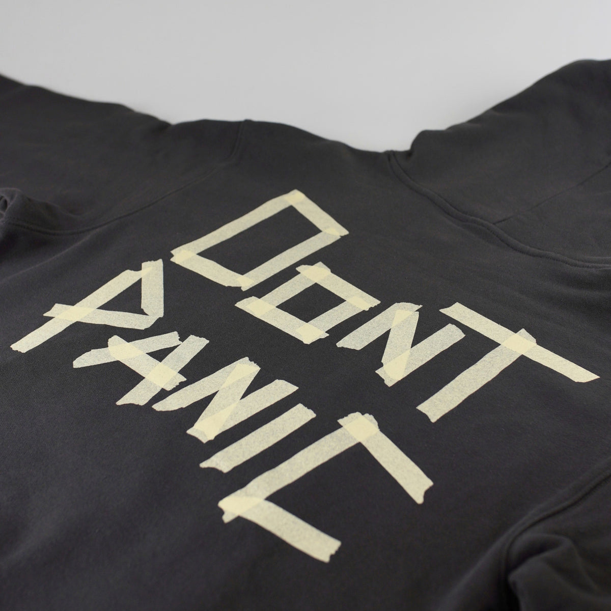 DONT PANIC TAPE HOODIE