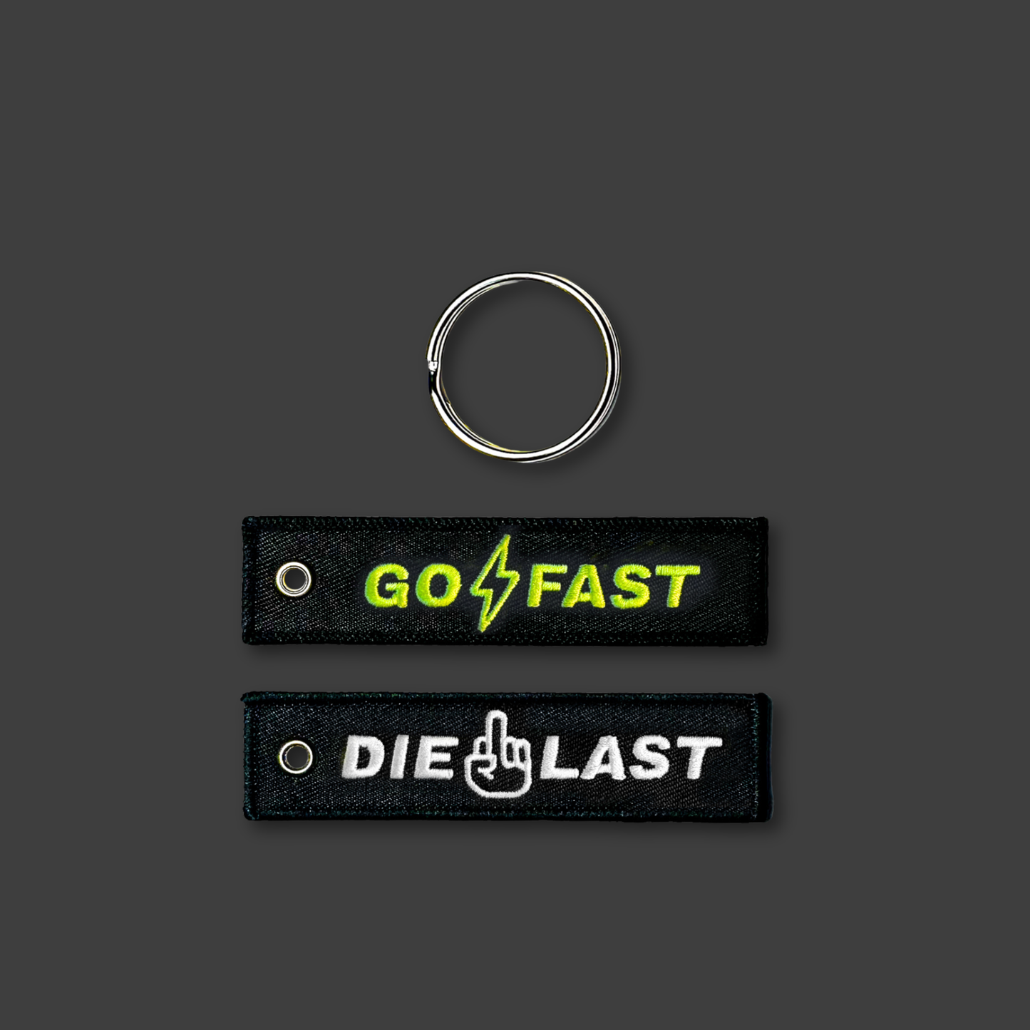 GO FAST KEYTAG