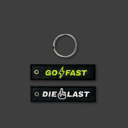 GO FAST KEYTAG