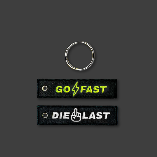 GO FAST KEYTAG