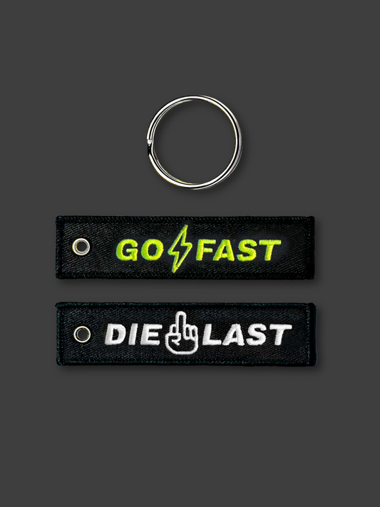 GO FAST KEYTAG