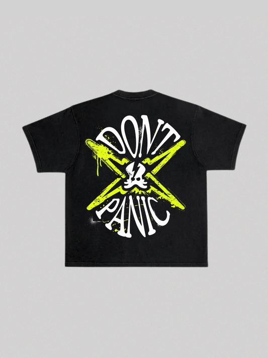 DONT PANIC PUFF HEAVYWEIGHT GARMENT DYE SHIRT