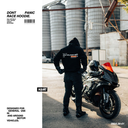 DONT PANIC RACE HOODIE