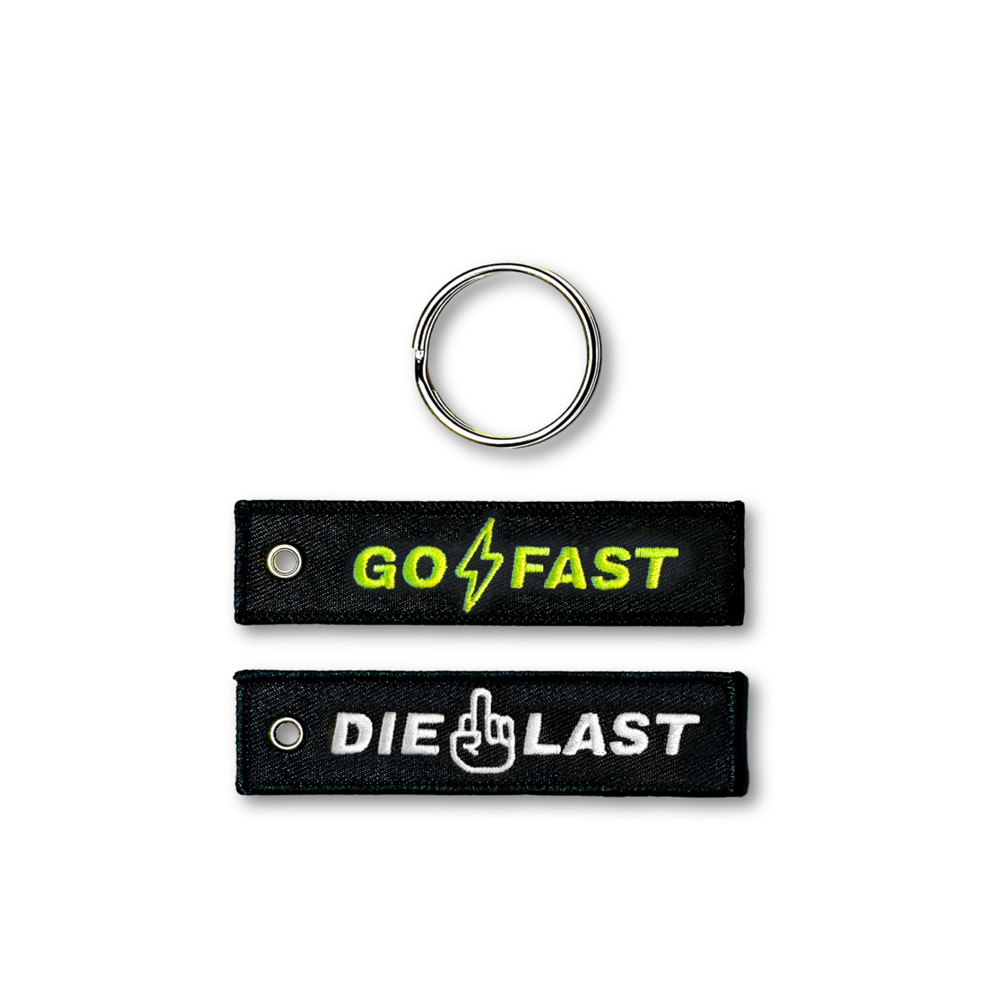 GO FAST KEYTAG