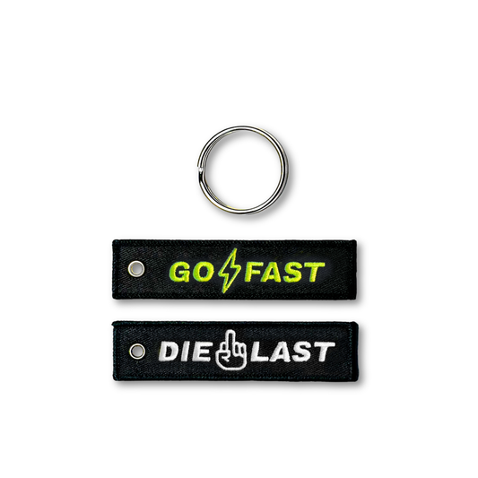 GO FAST KEYTAG