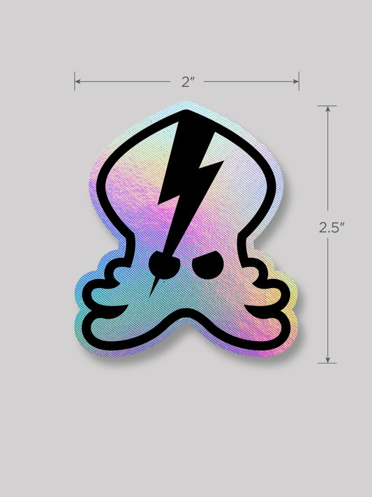 SPEED SQUID HOLOGRAPHIC STICKER