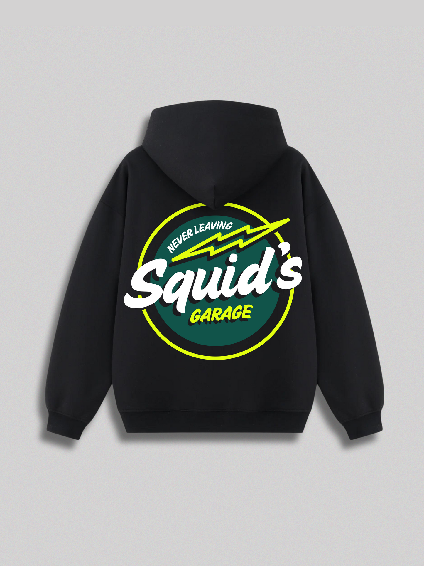 SQUID'S GARAGE MIDWEIGHT HOODIE