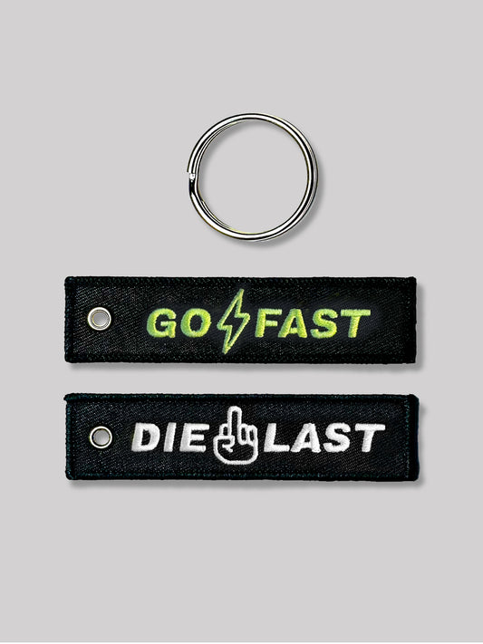 GO FAST KEYTAG