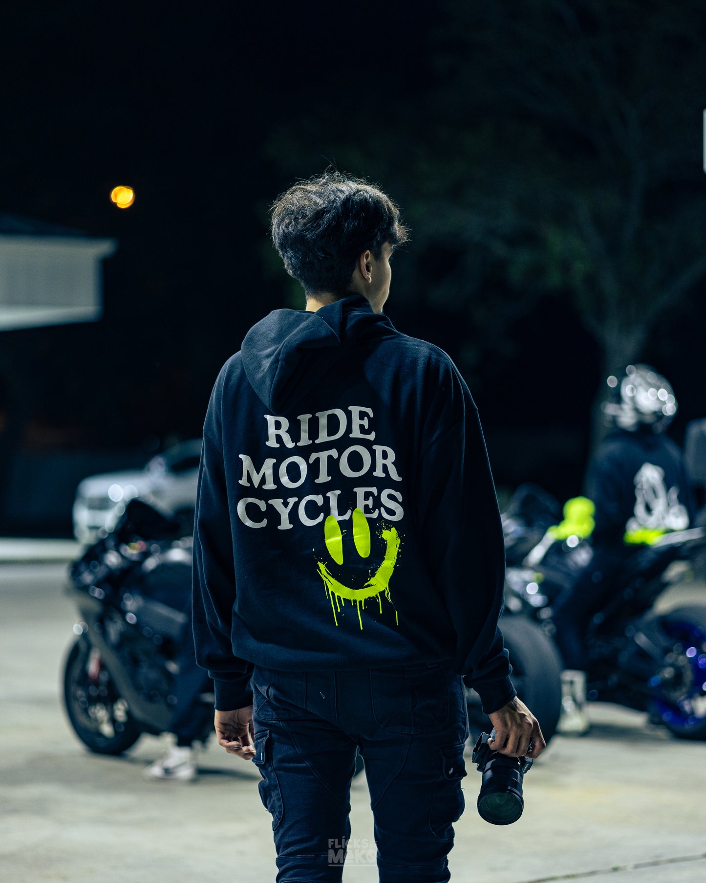 RIDE MOTOR CYCLES MIDWEIGHT HOODIE