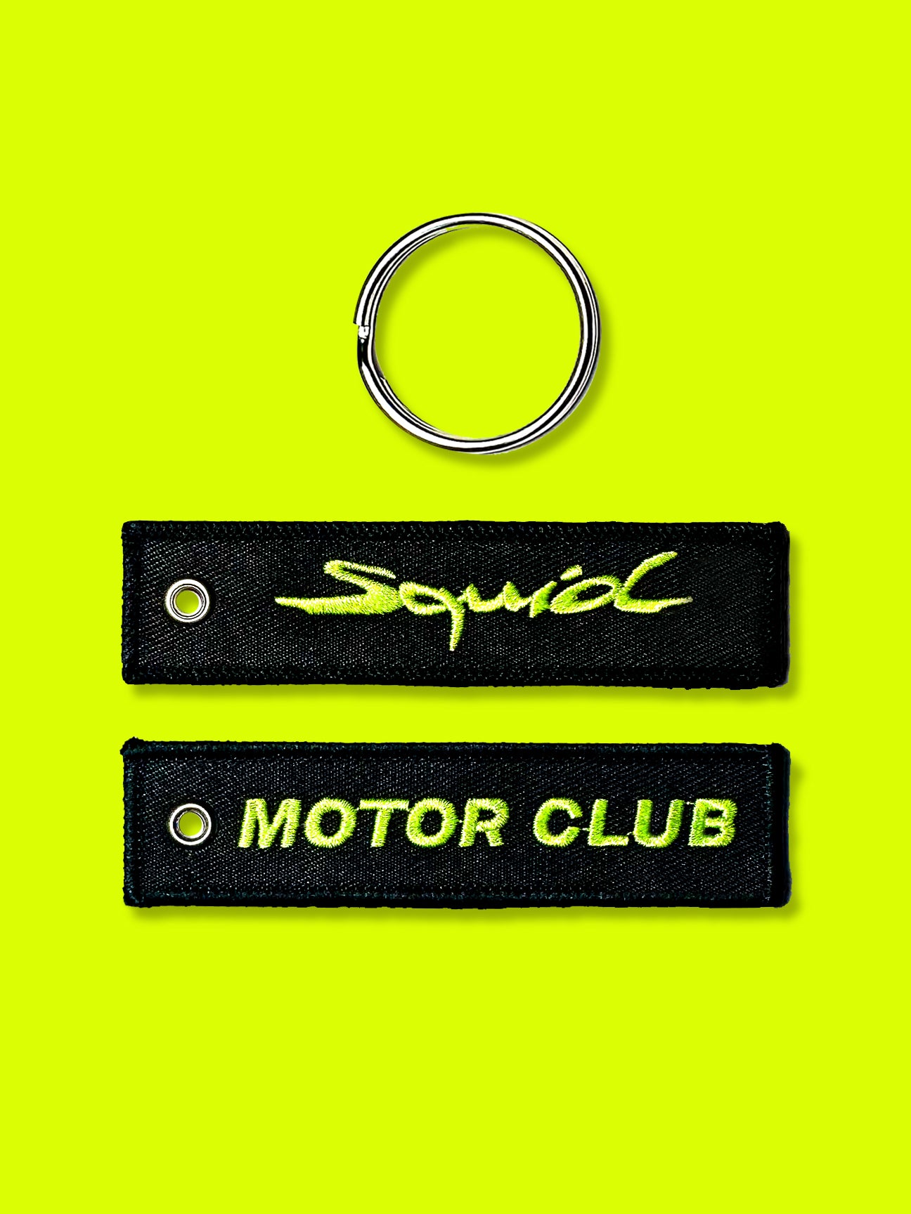 SQUID MOTOR CLUB KEYTAG